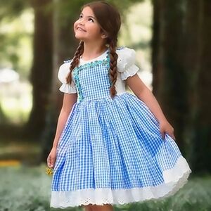 Trish Scully Blue Gingham Dorothy Dress